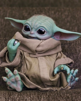 Hot toys LMS013 The Mandalorian The Child Grogu Life Size Collectibles Vinyl Item Robot Unit