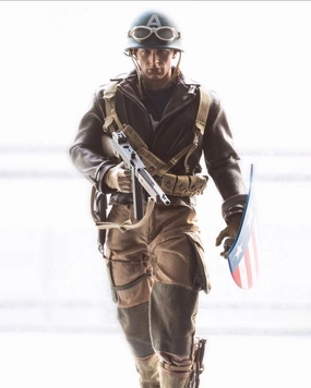 Antique Reproduction Hot toys MMS180 Marvel Captain America First Avenger Captain America Rescue Uniform