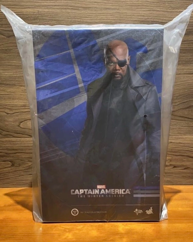 Silicone Model Cross Culture Hot toys MMS315 Marvel Captain America The Winder Soldier Nick Fury