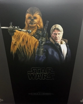 Souvenir Shop for all ages Hot toys MMS376 Star Wars The Force Awaken Han Solo and Chewbacca