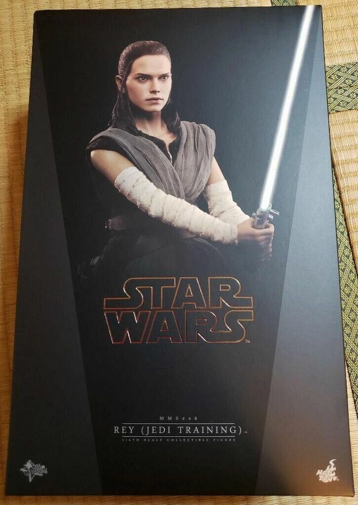 Superhero Piece promotional item Hot toys MMS446 Star Wars The Last Jedi Rey Jedi Training Version