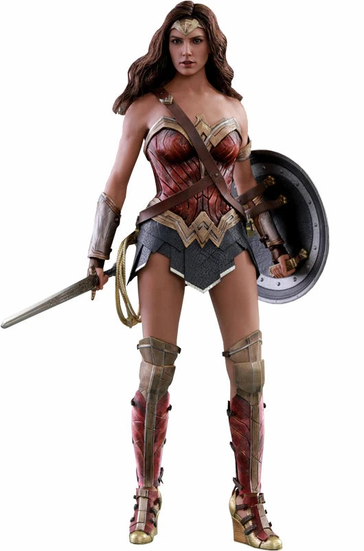 Battery operated Top Rated Hot toys MMS450 DC Justice League Wonder Woman Regular Edition