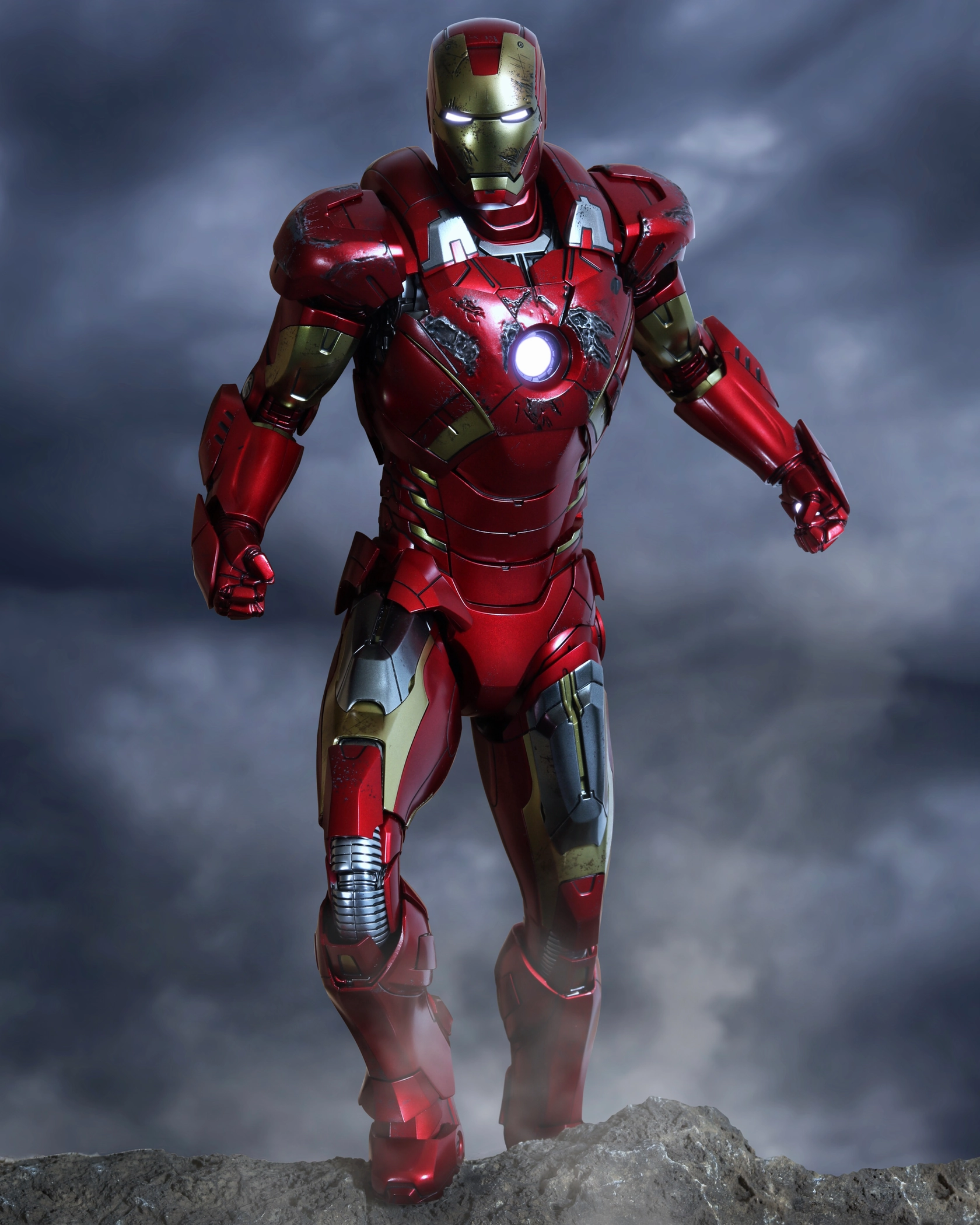 Premium Collectible Video Game Adaptation Hot toys MMS500D27 Marvel Avenger Ironman Mark 7 Regular Version