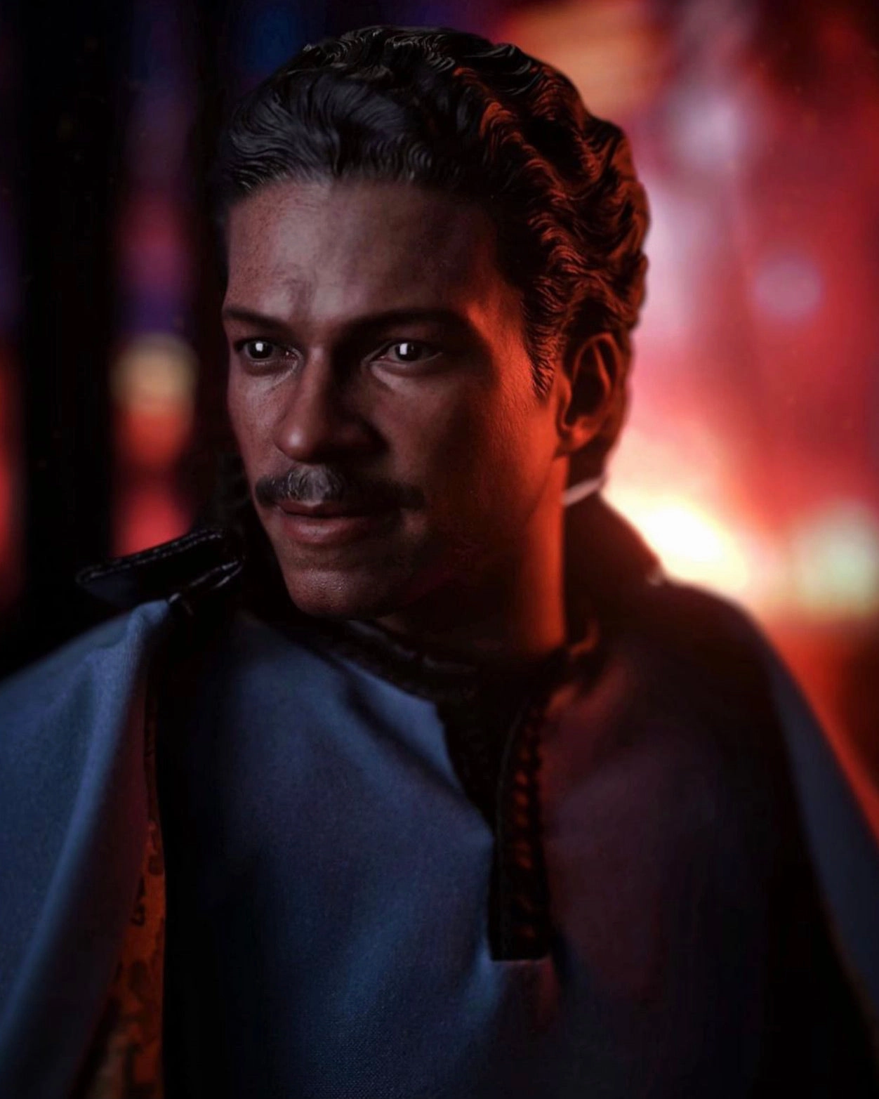 Pilot Model Hot toys MMS588 Star Wars The Empire Strikes Back Lando Calrissian 40th Anniversary Collection