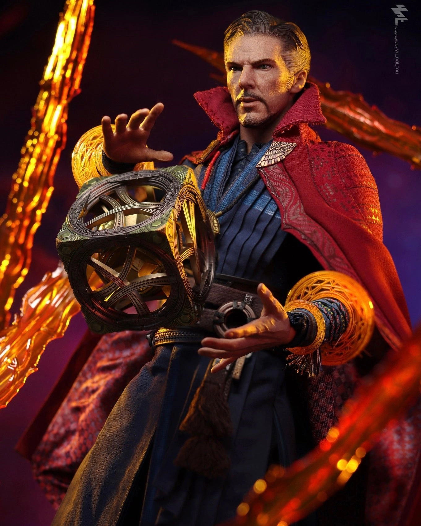 Hot toys MMS629 Doctor Strange Spiderman No Way Home Dr Strange Apartment Living PVC Art