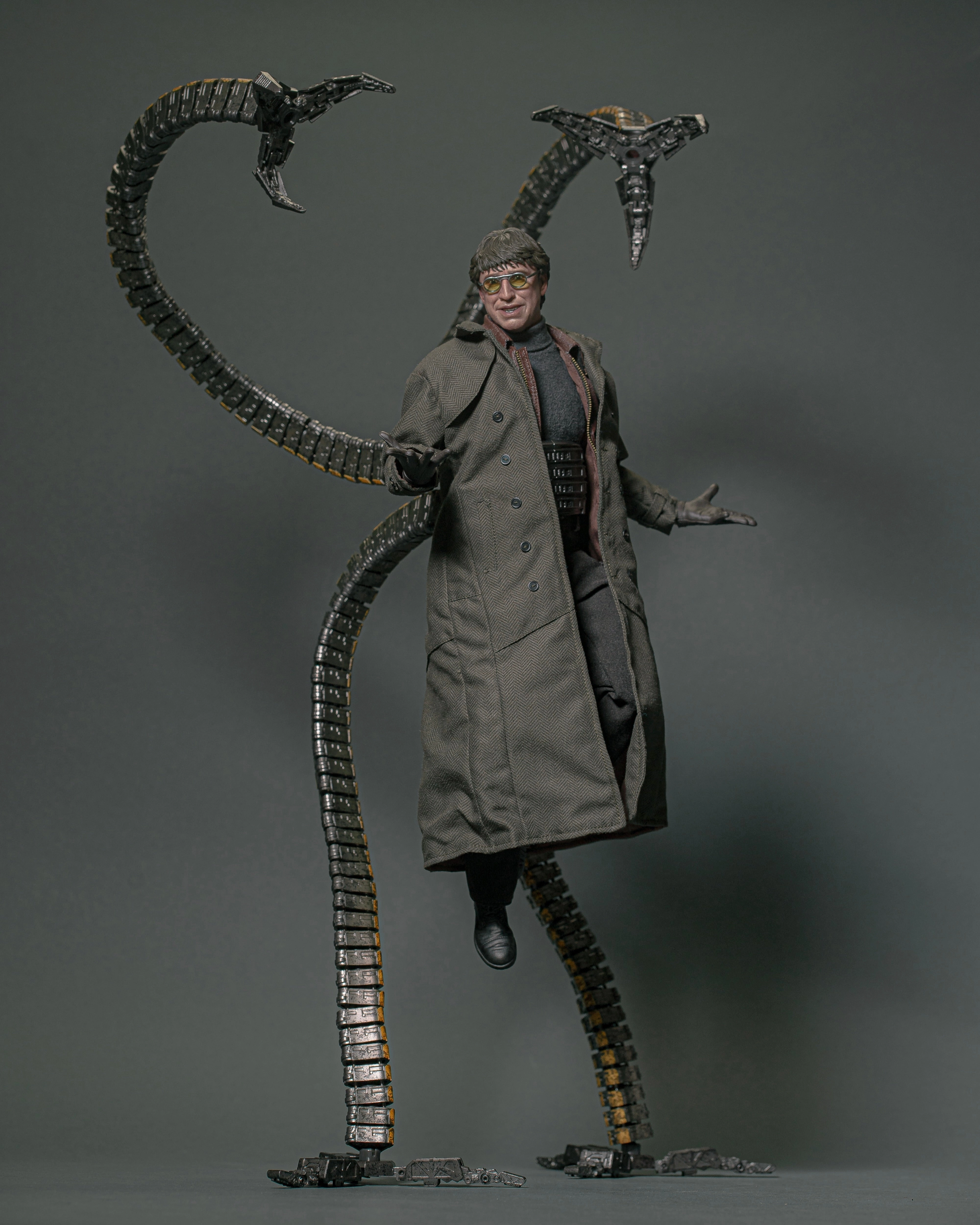 Hot Toys MMS632 Spiderman No Way Home Doc Ock 1/6 Scale Collectible Figure Steampunk Design Robot Model