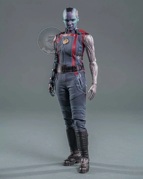 Hot Toys MMS714 Guardians of the Galaxy Vol. 3 Nebula 1/6 Scale Collectible Figure NFC Feature