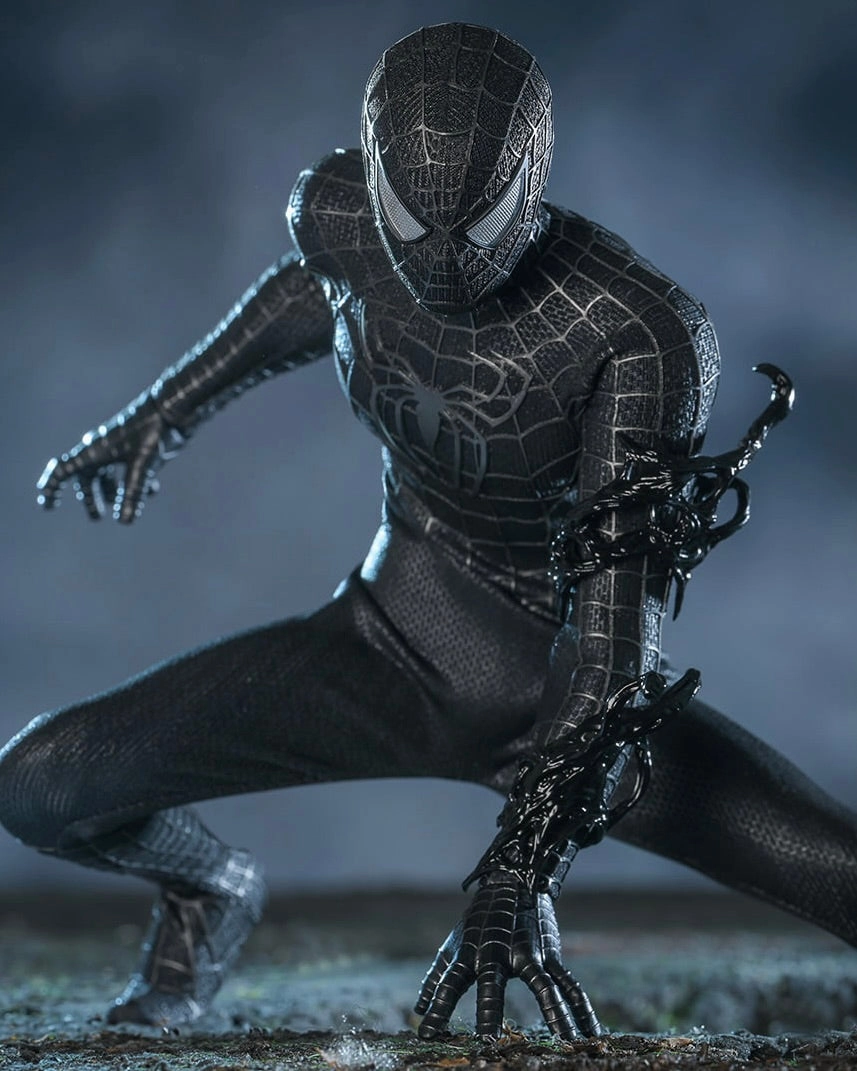 Vinyl Hobby Legendary Hero Hot Toys MMS727B Spider-Man 3 1/6th scale Spider-Man (Black Suit) Collectible Figure Special Edition