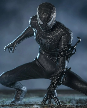 Vinyl Hobby Legendary Hero Hot Toys MMS727B Spider-Man 3 1/6th scale Spider-Man (Black Suit) Collectible Figure Special Edition