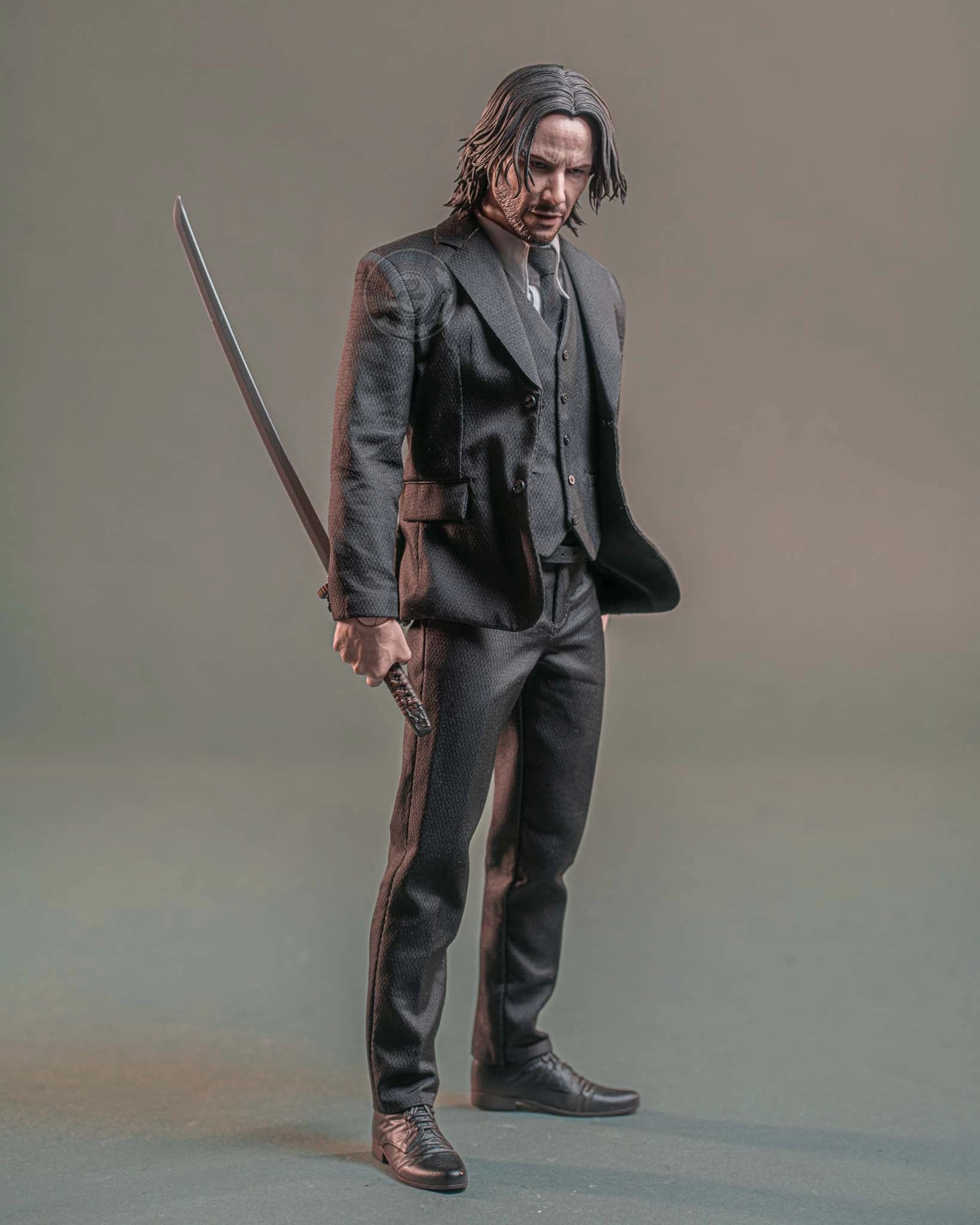 Hot Toys MMS729 John Wick Chapter 4 John Wick 1/6th Scale Collectible Figure Regular Edition Mythical Figure Shelf Display