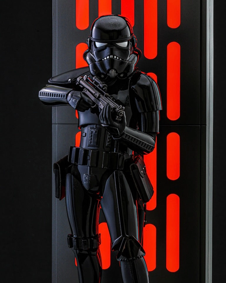 Hot Toys MMS737 Star Wars Shadow Trooper with Death Star Environment  1/6th Scale Collectible Set Miniature Display