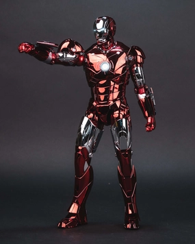 Sound Effect Hot Toys MMS744D64 Ironman Mark III (Red & Chrome Version) Exclusive Limited Edition