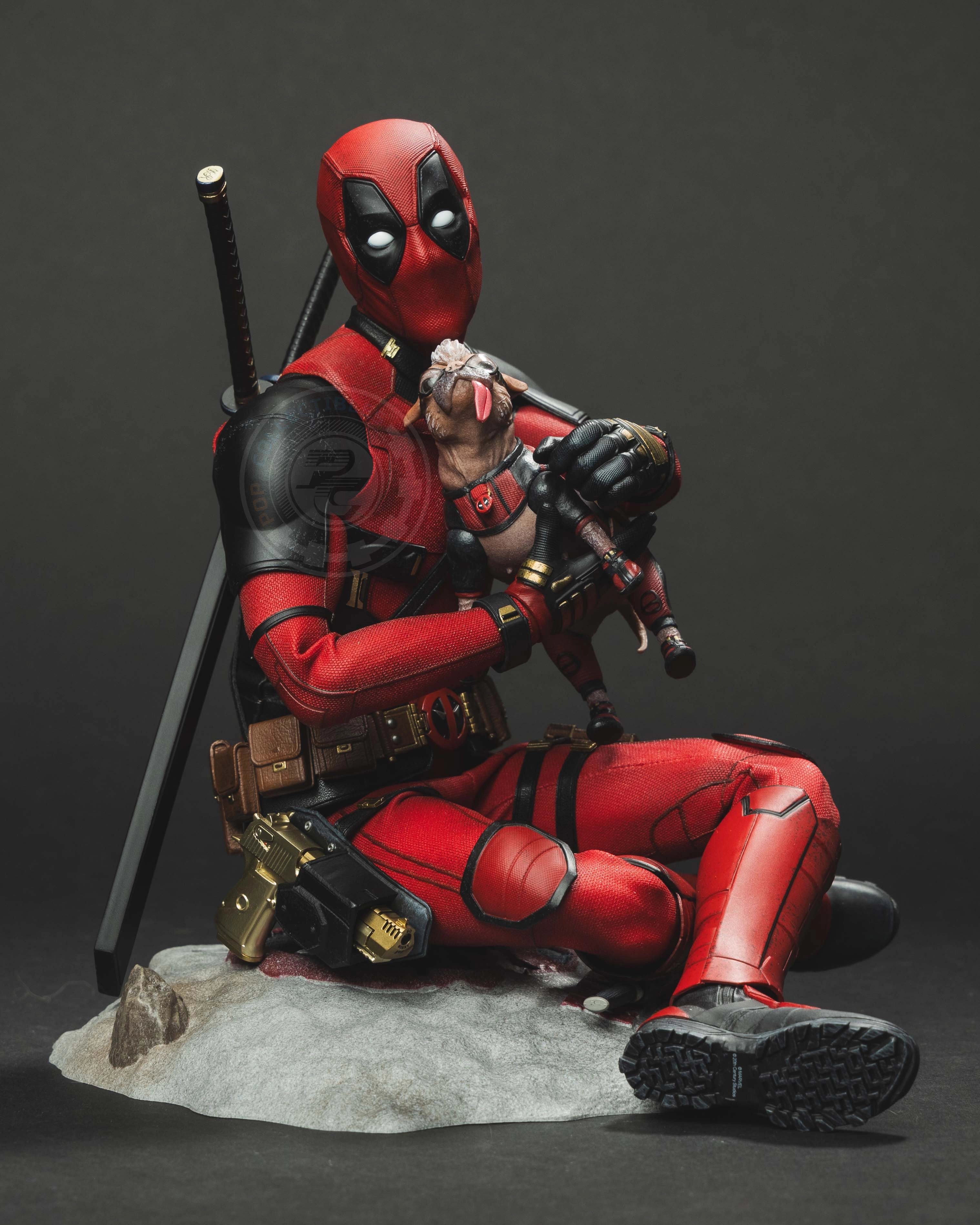 Premium Creation Monochrome Design Hot Toys MMS746 Marvel Deadpool and Wolverine Deadpool 1/6 Scale Collectible Figure Standard Edition