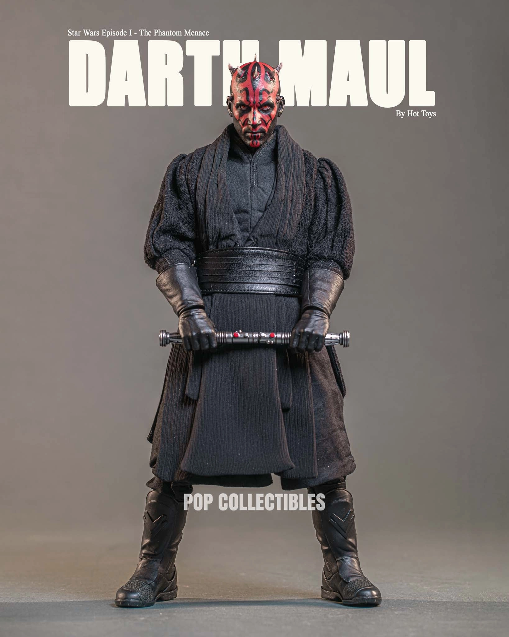 Action Item Hot Toys MMS748B Star Wars Episode I The Phantom Menace Darth Maul 1/6th Scale Collectible Figure Exclusive Edition
