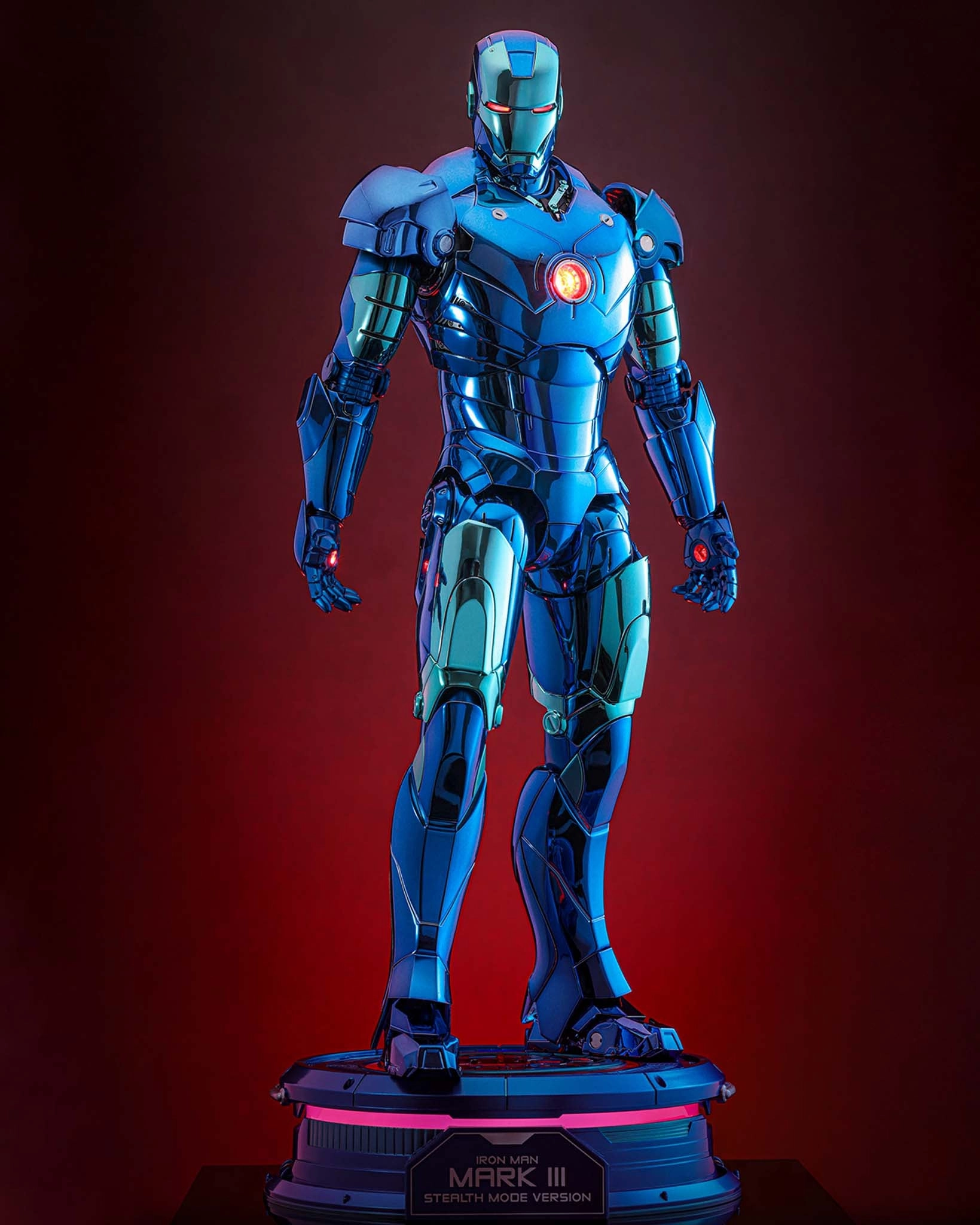 National Symbol Winter Decoration Hot Toys MMS814D71 Iron Man 1/6th scale Iron Man Mark III (Stealth Mode Version) 2.0 Collectible Figure [Hot Toys Exclusive]