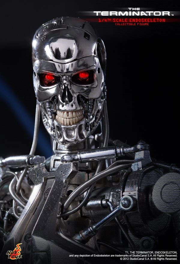 Hot Toys QS002B Terminator T-800 Endoskeleton (Special Edition) 1/4 Scale Collectible Figure Recycled plastic Handmade Sculpture