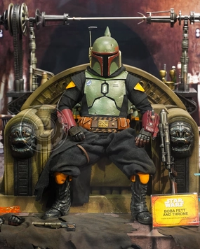 Cultural Heritage Hot toys TMS056 Star Wars The Mandalorian Boba Fett Repaint Armor and Throne Regular Edition