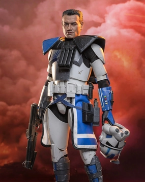 Hot Toys TMS133 Star Wars The Clone Wars Arc Trooper Echo 1/6 Scale Collectible Figure City Memento Realistic Sculpture