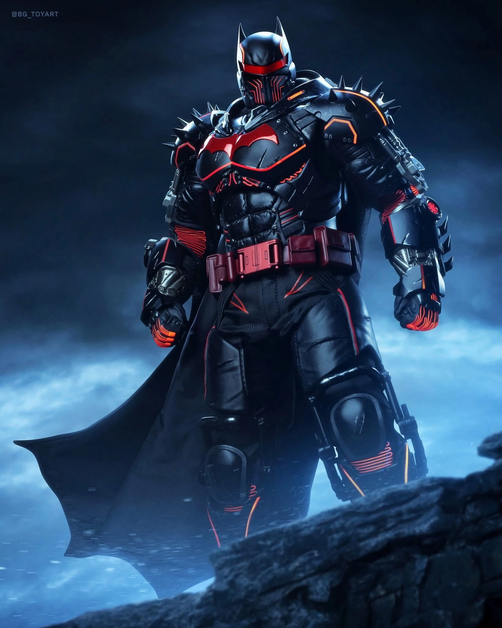 Hot Toys VGM73 Batman: Arkham Origins 1/6th scale Batman (XE Suit Hellbat Version) Collectible Figure [Hot Toys Exclusive] Gaming Collection Comic Book Hero