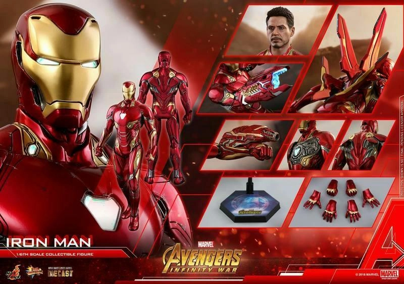 HOTTOYS MMS273-D23 IRONMAN MK L 50 Infinity War 1/6 tony stark PVC Article Official Merchandise