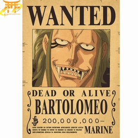 Society Improve Poster Wanted Bartolomeo - One Piece?