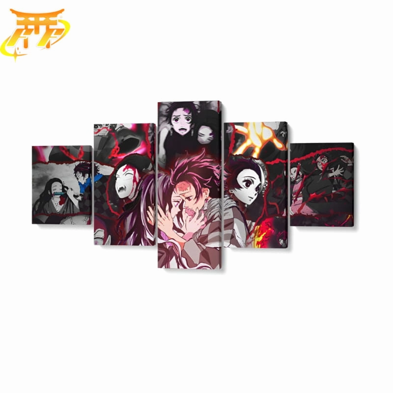 Tableau Tanjiro & Nezuko - Demon Slayer? Board Challenge Skill Perfect