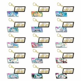 Vocaloid: 15th Anniversary Trading Number Plate Key Chain Blind Box Limited Article