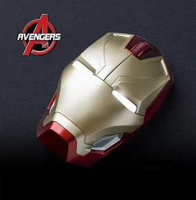 Cultural Gift Miniature Piece Iron Man Mark XLVI Mk46 Wireless USB Mouse