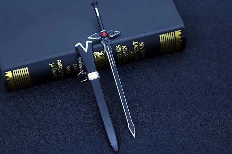 Kirito Dark Repulser Metal Sword Replica Premium Piece Diorama Accent