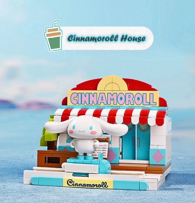 Articulated Joint Robot Design Kuppy Cinnamoroll Dessert House Building Blocks Set