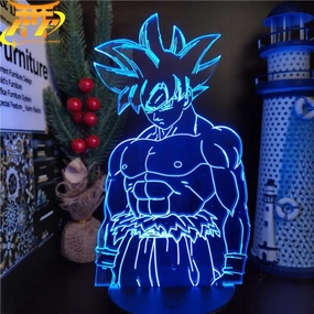 Lampe LED  Goku Ultra Instinct - Dragon Ball Z? Stem Cell beach scene