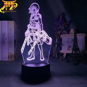 Lampe LED Mikasa Ackerman mode combat - Attaque des Titans? Art Display