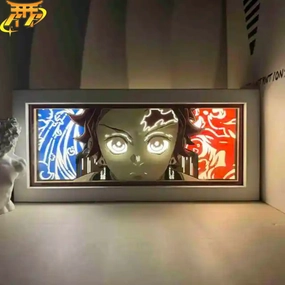 Lampe veilleuse 3D Tanjiro Le Pillier du Soleil - Demon Slayer? Invisible Ink Consciousness Expand