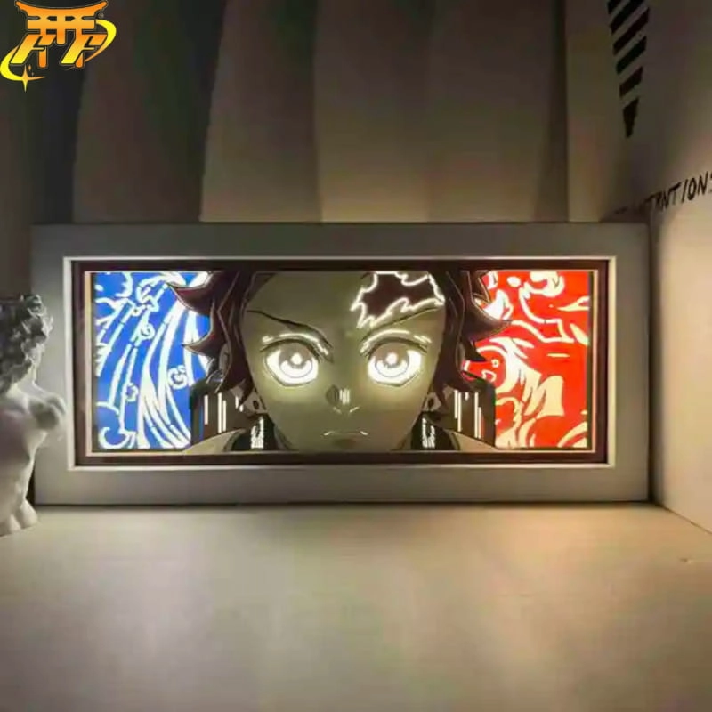 Lampe veilleuse 3D Tanjiro Le Pillier du Soleil - Demon Slayer? Invisible Ink Consciousness Expand