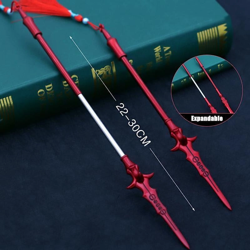 Silver Coated Lancer Scathach Gae Bolg Spear of Death Metal Replica