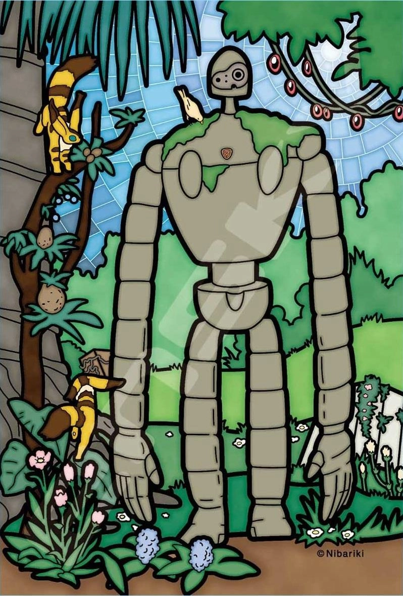 Miniature Toy Castle in the Sky: 126-AC35 Robot Soldier Petite Artcrystal Jigsaw Puzzle