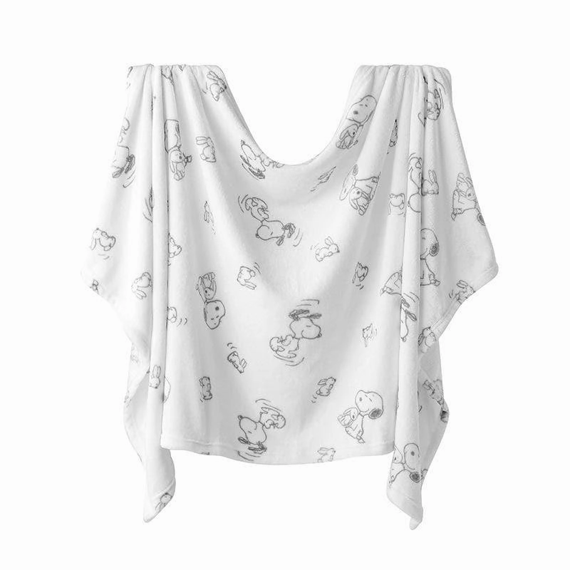 Snoopy Napping Blanket Movie Object Mid Century