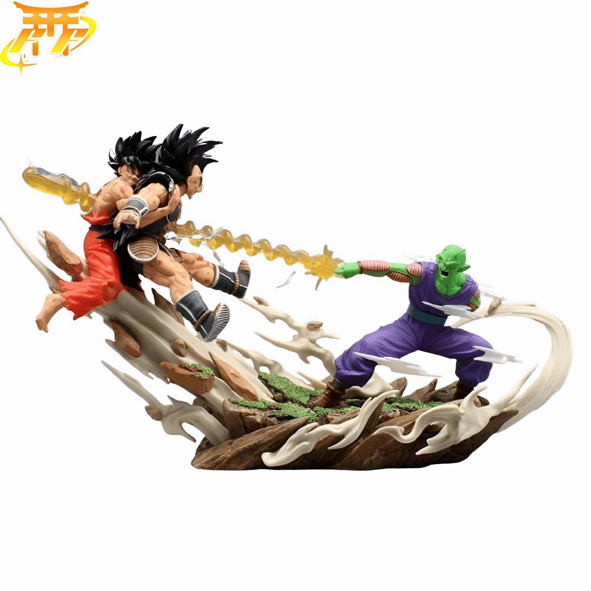 Figurine Goku & Piccolo vs Raditz - Dragon Ball Z? Dinosaur Model