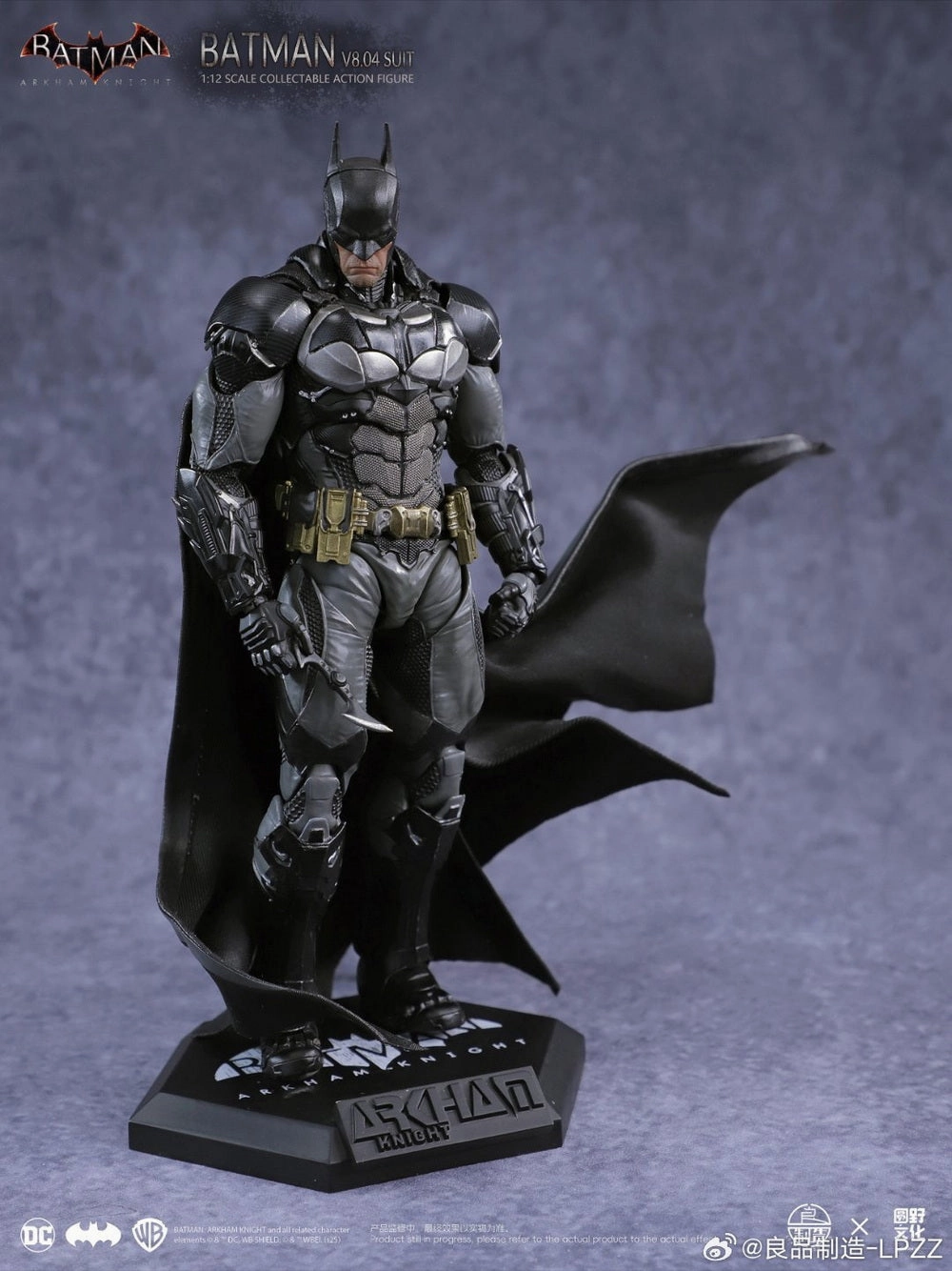 Designer Toy LPZZ DC001 Batman Arkham Knight Batman 1/12 scale Collectible Action Figure
