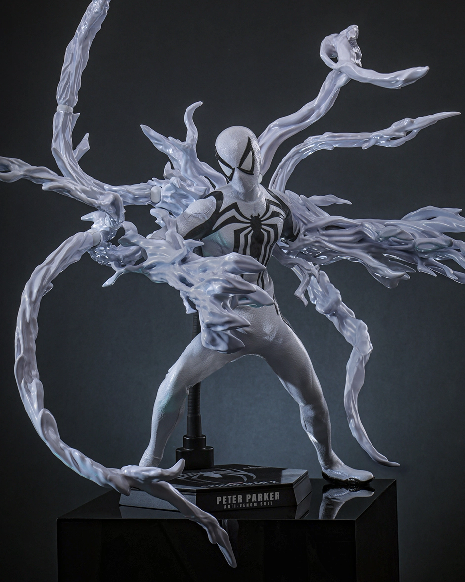 Man Cave Preorder! Hot Toys VGM69 Marvel Spider-Man 2 Spiderman 1/6th scale Peter Parker (Anti-Venom Suit) Collectible Figure