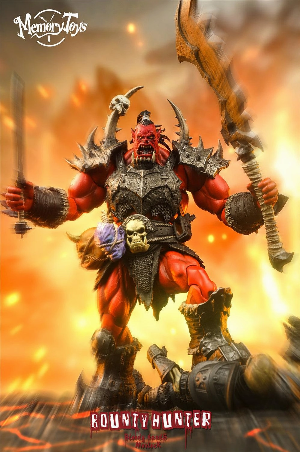 Interactive Toy Cute Figure 1:12 Bounty Hunter Bloody Hands Morlock Action Figure