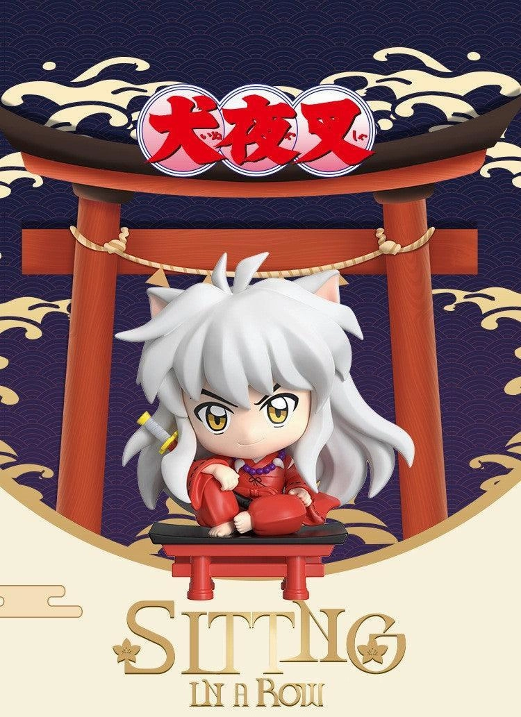 Inuyasha Sitting in a Row Mini Figure Niche Interest Gaming Article