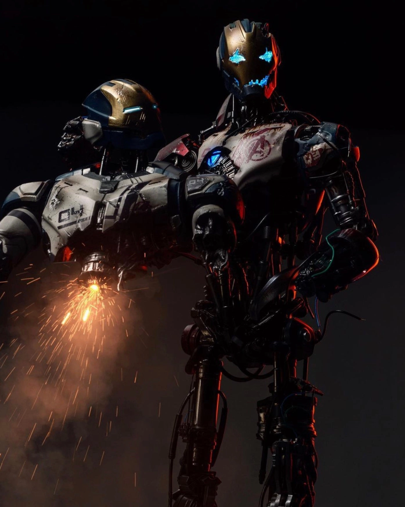 Hot toys MMS292 Marvel Age of Ultron Ultron Mark 1 Silicone Model