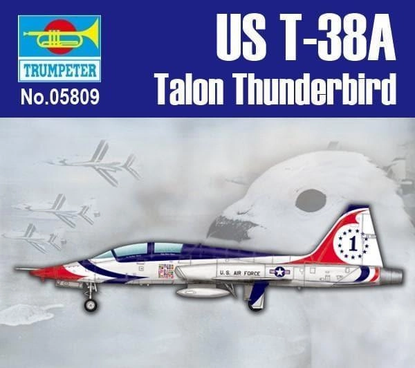 Sports Memorabilia 1:48 US T-38A Talon Thunderbird Fighter Assembly Kit