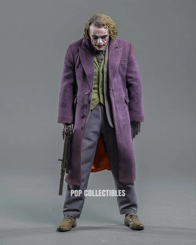 Entryway Accent Action Statue Hot Toys DX32 The Dark Knight Trilogy 1/6th scale The Joker Collectible Figure Sculpted Hair Standard Edition