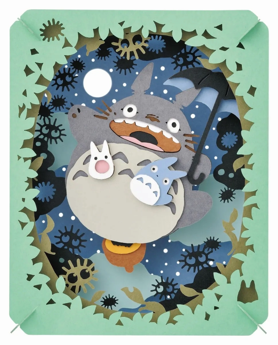 Poseable Figure My Neighbour Totoro: PT-048 Totoro Illuminated by the Moon Paper Theatre