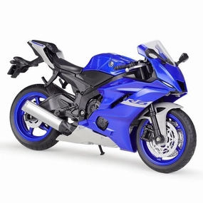 1:12 Yamaha YZF-R6 2020 Supersport Motorcycle Alloy Model Car People Model Chibi Character