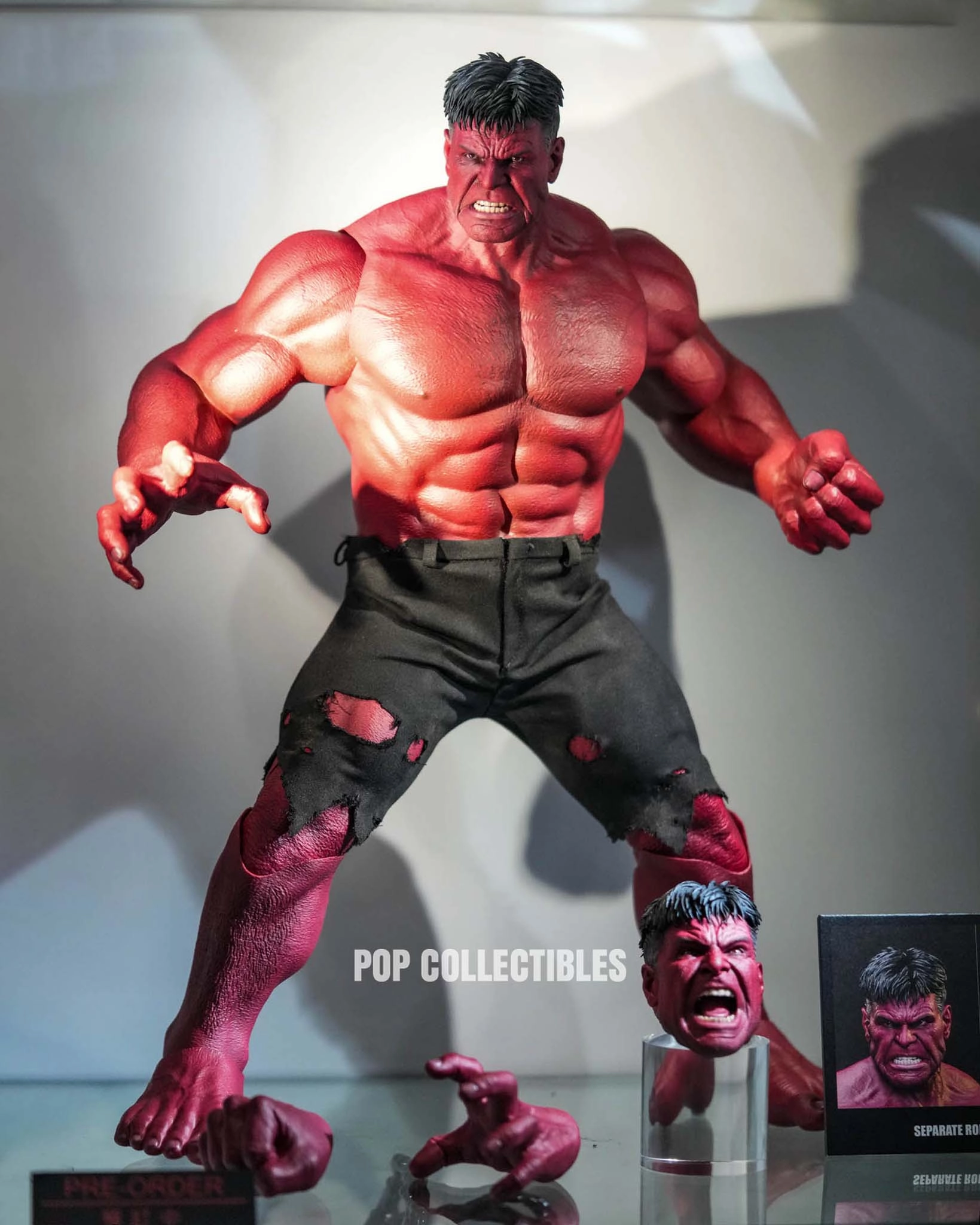 Sitting Pose Universal Theme Preorder! Hot Toys Captain America: Brave New World 1/6th scale Red Hulk Collectible Figure