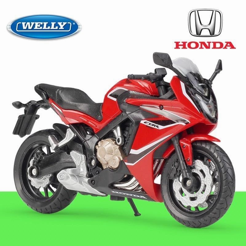 1:18 Honda CBR650F 2018 Motorcycle Alloy Model Car Miniature Article