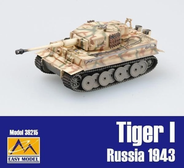 Abstract art College Decor 1:72 Tiger I sPzAbt.509 Russia 1943 Middle Type Tank